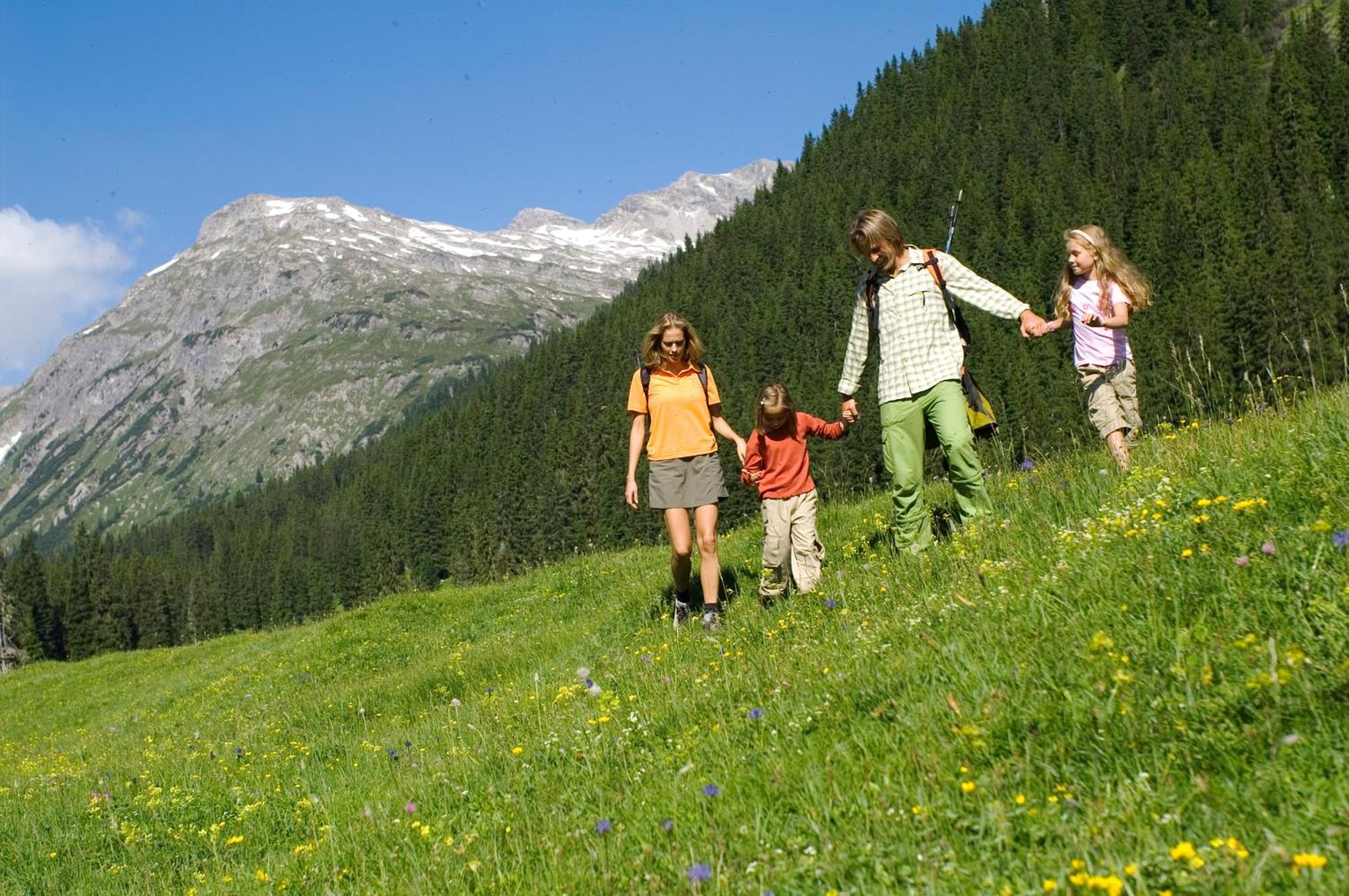 Hotel Sonnblick Wald am Arlberg Eksteriør billede